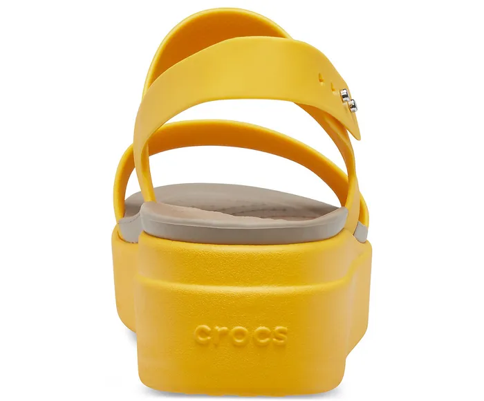 Crocs Brooklyn Low Wedge Canary Canary Women Wedges Crocs