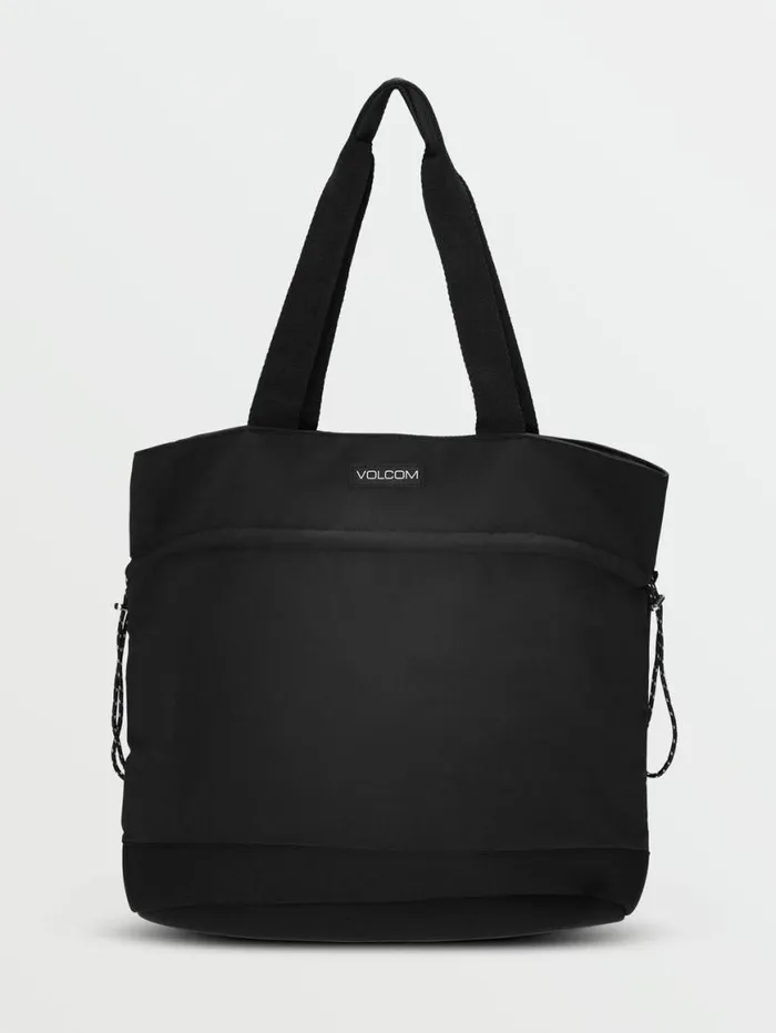 Crystal Cove Beach Tote 8211 Black Womens Volcom Bags and Backpacks