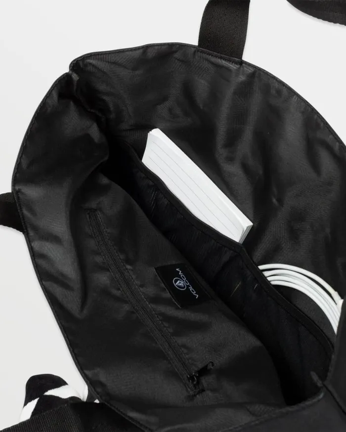 Crystal Cove Beach Tote 8211 Black Womens Volcom Bags and Backpacks