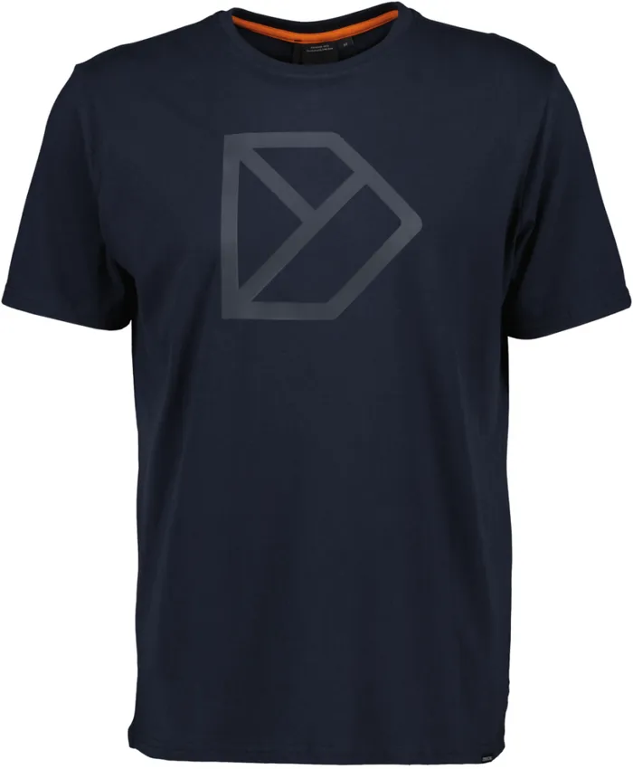 DLogo Printed Tshirt Dark Night Blue Men Didriksons Tshirts and Polos DLogo Printed Tshirt Dark Night Blue Men Didriksons Tshirts and Polos