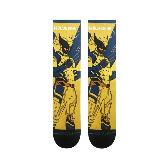 Deadpool X Stance Poly Crew Socks Deadpool Wolverine 8211 Yellow MenWomen Stance Crew Deadpool X Stance Poly Crew Socks Deadpool Wolverine 8211 Yellow MenWomen Stance Crew