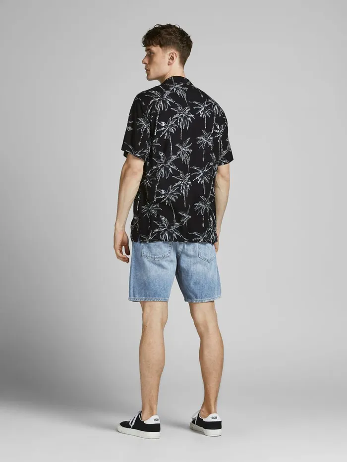 Denim Shorts JACK and JONES Mens CHRIS ORIGINAL AM 244 DENIM SHORTS Blue Blue Denim Gift 4 You