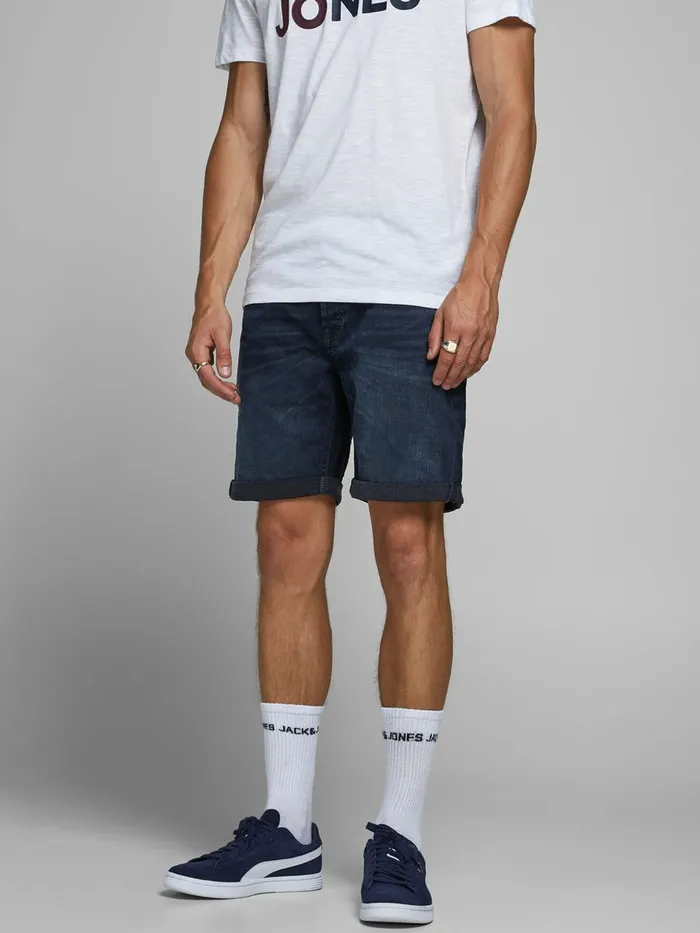 Denim Shorts JACK and JONES Mens RICK ORIGINAL AGI 004 DENIM SHORTS Blue Blue Denim For Sale Denim Shorts JACK and JONES Mens RICK ORIGINAL AGI 004 DENIM SHORTS Blue Blue Denim For Sale