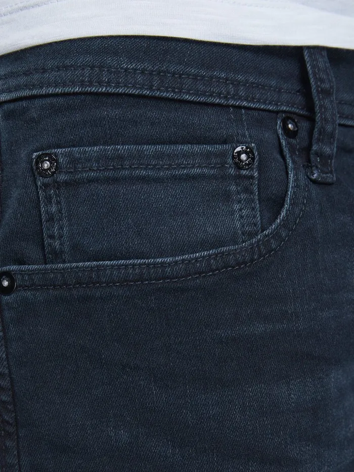 Denim Shorts JACK and JONES Mens RICK ORIGINAL AGI 004 DENIM SHORTS Blue Blue Denim For Sale