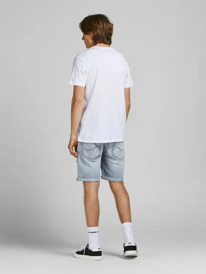 Denim Shorts JACK and JONES Mens RICK ORIGINAL AM 198 DENIM SHORTS Blue Blue Denim Online