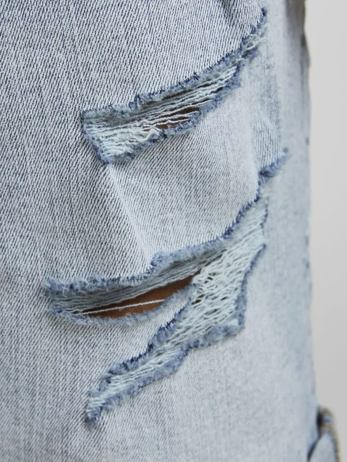 Denim Shorts JACK and JONES Mens RICK ORIGINAL AM 198 DENIM SHORTS Blue Blue Denim Online