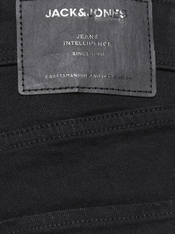 Denim Shorts JACK and JONES Mens RICK ORIGINAL NA 029 DENIM SHORTS Black Black Denim Cheap On Sale