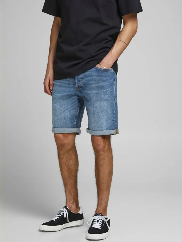 Denim Shorts JACK and JONES Mens RICK ORIGINAL NA 031 DENIM SHORTS Blue Blue Denim Cheap On Sale Denim Shorts JACK and JONES Mens RICK ORIGINAL NA 031 DENIM SHORTS Blue Blue Denim Cheap On Sale