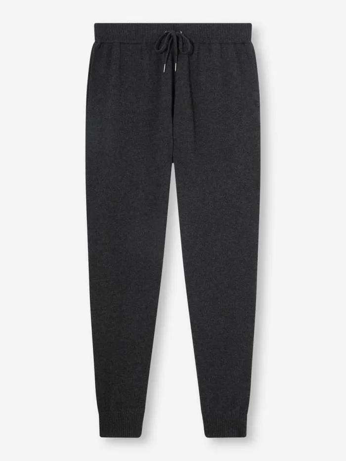 Derek Rose Casual Pants Men Track Pants Finley Cashmere Charcoal