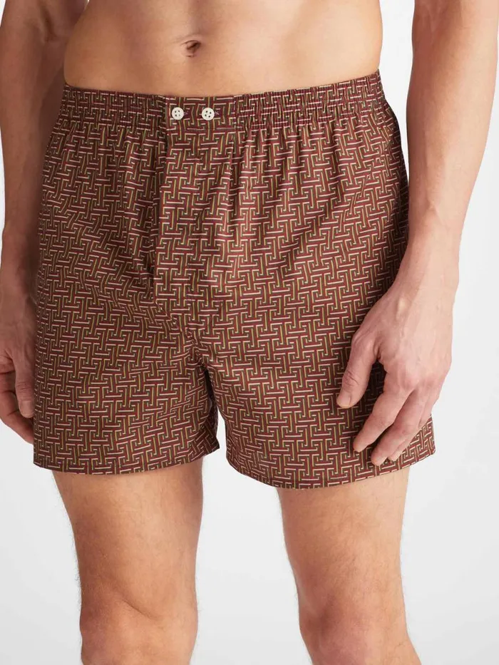 Derek Rose Classic Fit Boxer Shorts Men Classic Fit Boxers Ledbury 72 Cotton Batiste Burgundy Derek Rose Classic Fit Boxer Shorts Men Classic Fit Boxers Ledbury 72 Cotton Batiste Burgundy