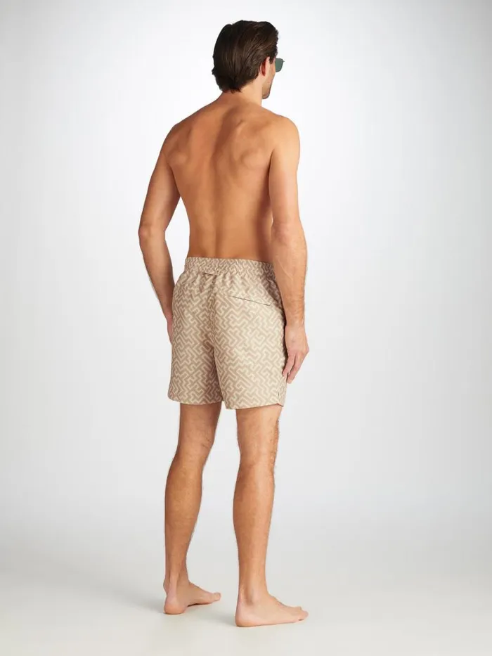 Derek Rose Classic Fit Swim Shorts Men Swim Shorts Tropez 16 Sand