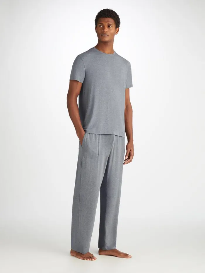 Derek Rose Lounge Pants Men Lounge Pants Marlowe Micro Modal Stretch Charcoal Derek Rose Lounge Pants Men Lounge Pants Marlowe Micro Modal Stretch Charcoal