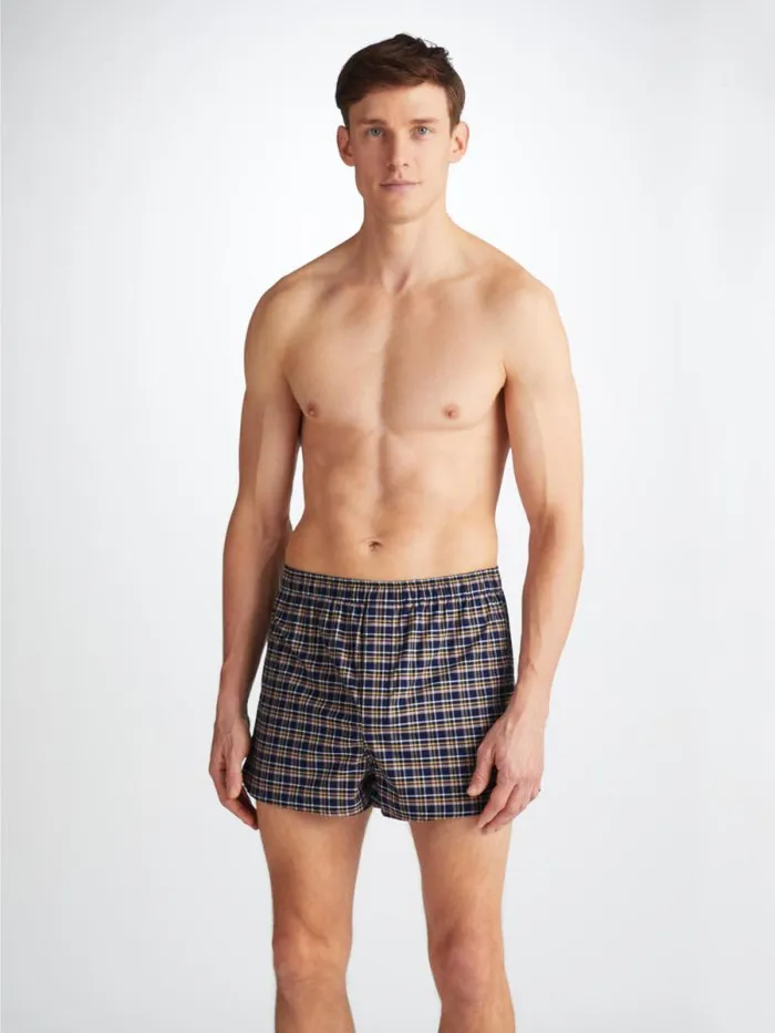 Derek Rose Modern Fit Boxer Shorts Men Modern Fit Boxers Barker 37 Cotton Navy Derek Rose Modern Fit Boxer Shorts Men Modern Fit Boxers Barker 37 Cotton Navy