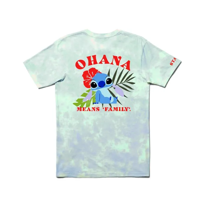 Disney X Stance Lilo And Stitch Tee Bluewash Men Stance Shirts and Tees