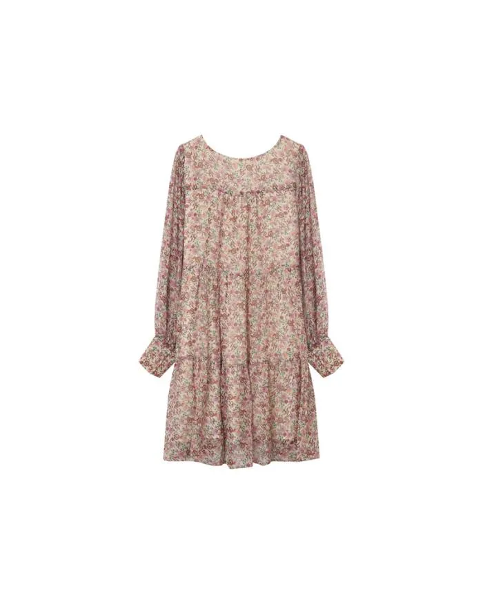 DRESS ECRU MARLISE Shop Grace and Mila Printed Dresses