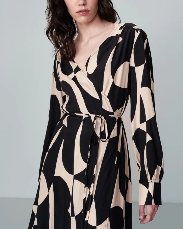 DRESS NOIR NEMOURS Shop Grace and Mila Printed Dresses