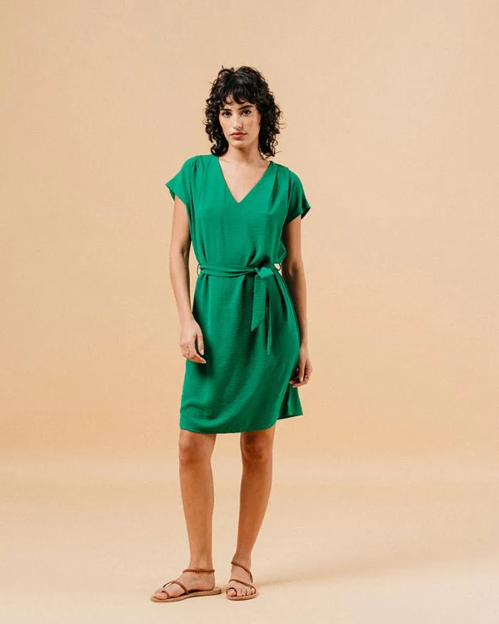 DRESS VERT MARILOU Shop Grace and Mila Short Dresses