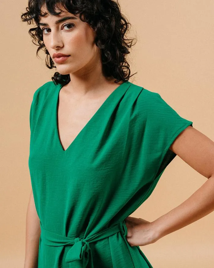 DRESS VERT MARILOU Shop Grace and Mila Short Dresses