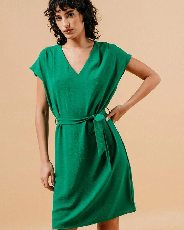 DRESS VERT MARILOU Shop Grace and Mila Short Dresses
