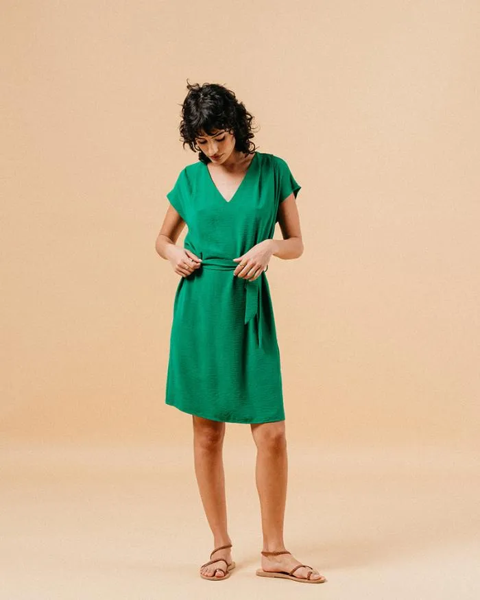 DRESS VERT MARILOU Shop Grace and Mila Short Dresses