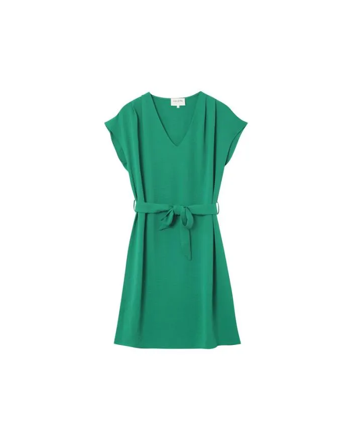 DRESS VERT MARILOU Shop Grace and Mila Short Dresses