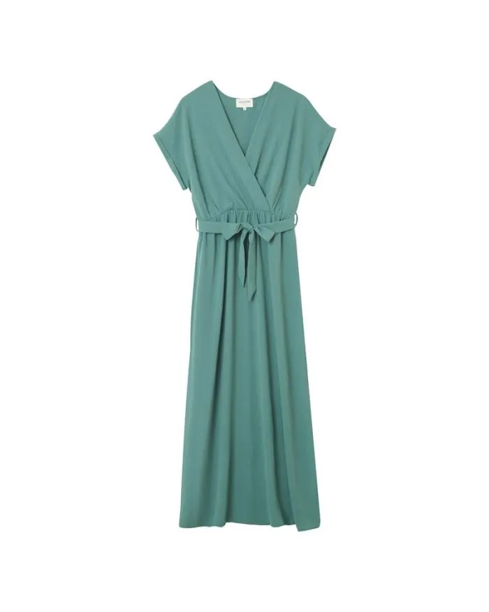 DRESS VERT MAUD Shop Grace and Mila Long Dresses