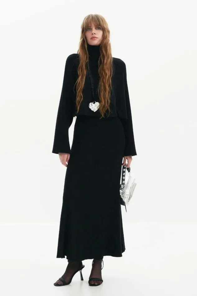 Dresses And Jumpsuits Women Desigual Combined Plain Dress Black