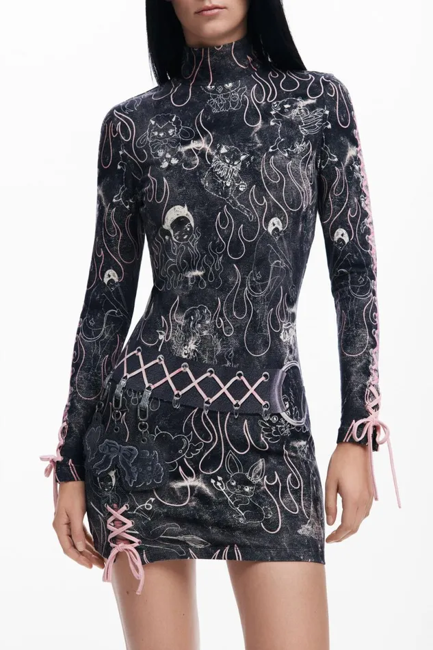Dresses And Jumpsuits Women Desigual Minidress Mara Esccot Black
