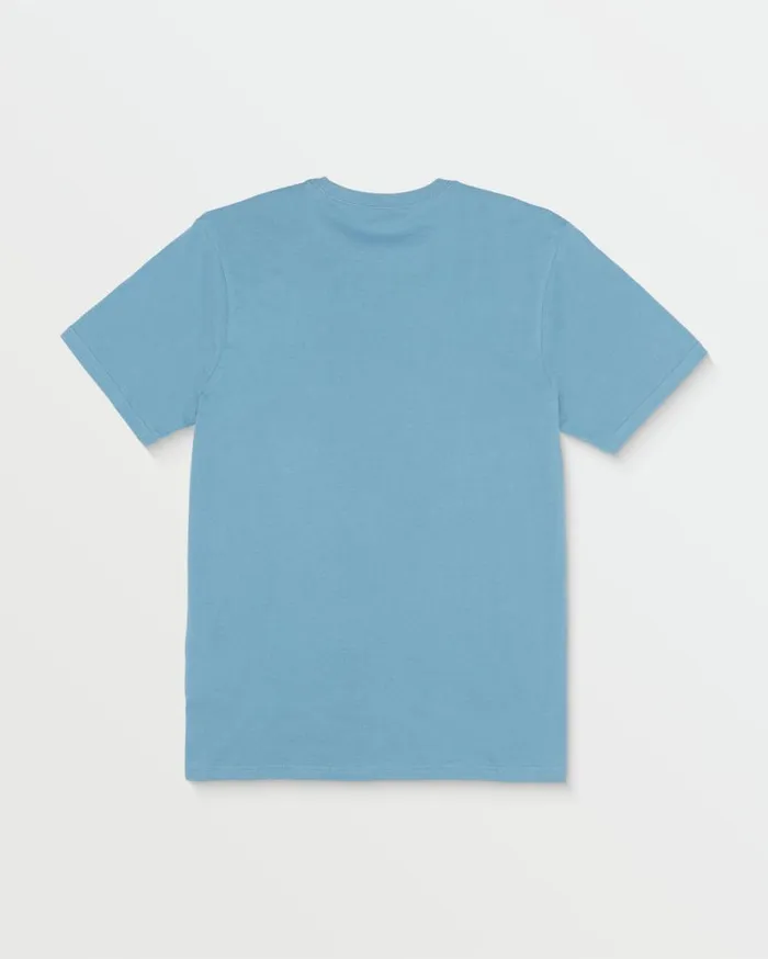 Duality Short Sleeve Tee 8211 Blue Rinse Mens Volcom TShirts and Tanks