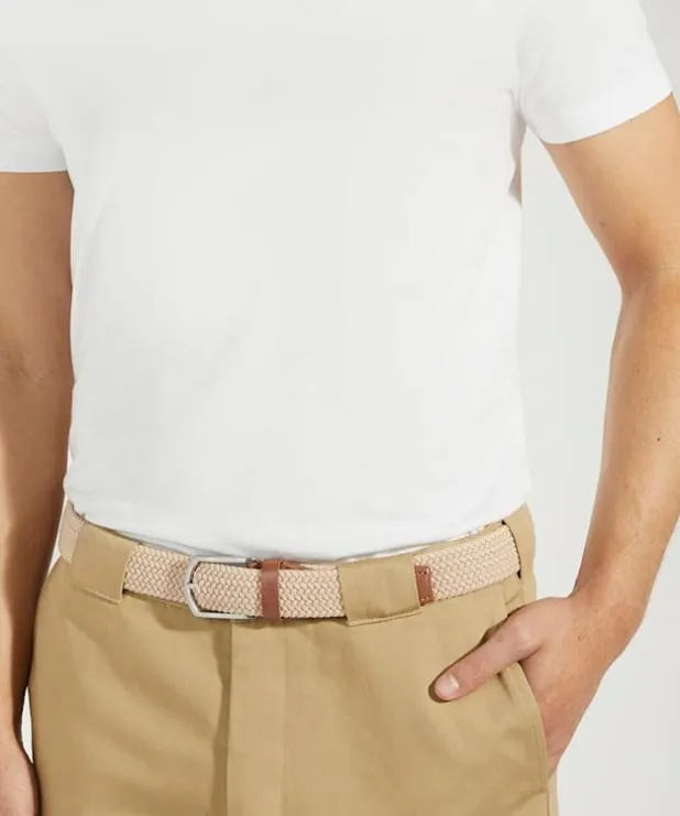 Dune London Belts Men Woven Belt Neutral