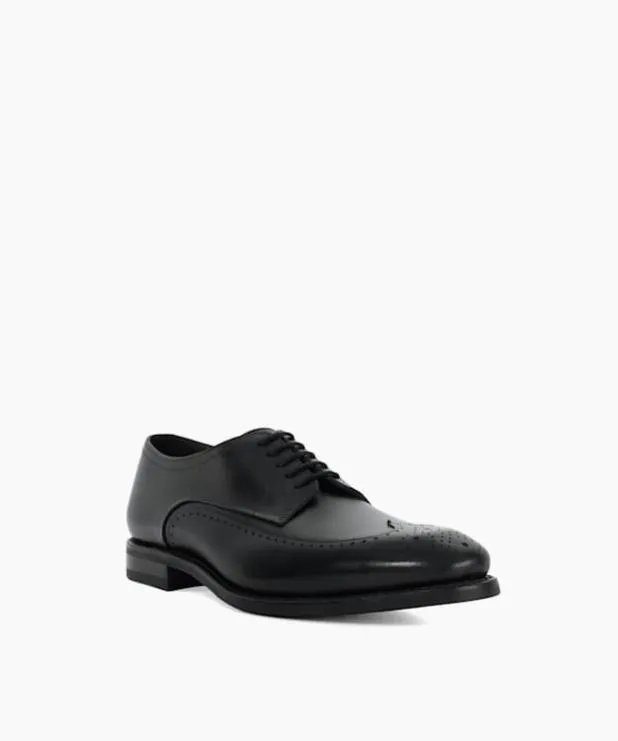 Dune London Black Shoes Men Loake Leather Lace Up Formal Shoes Black