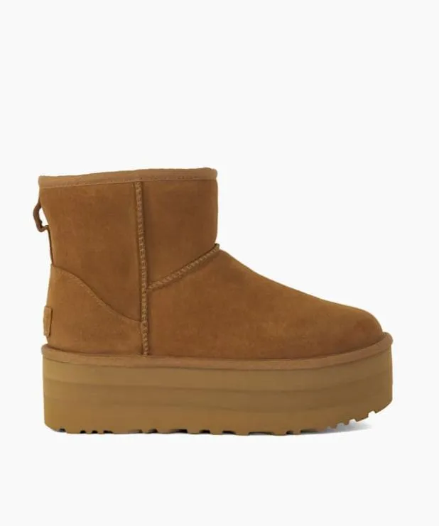 Dune London Brown Boots Women UGG Suede Platform Boots Brown