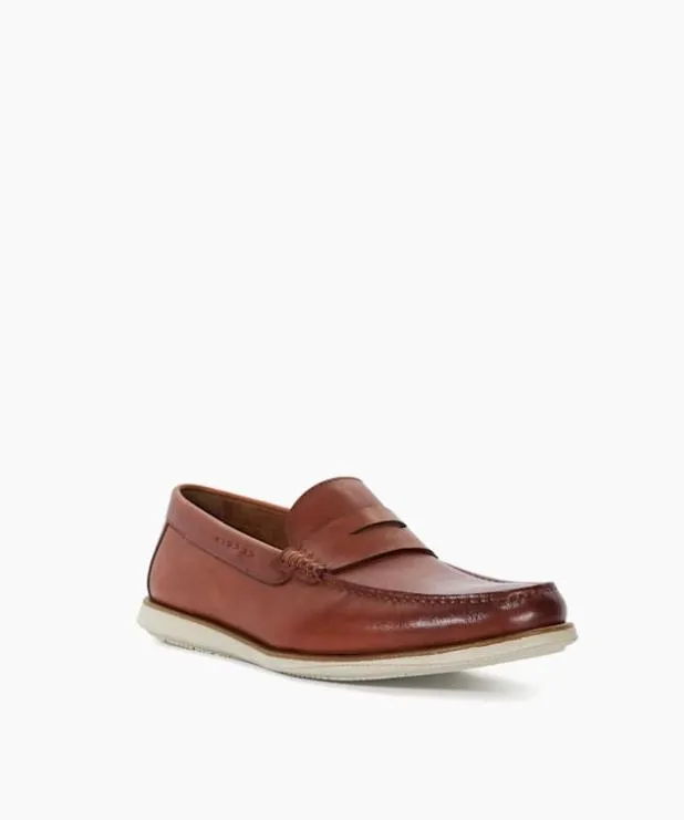 Dune London Brown Shoes Men Casual Hybrid Loafers Brown