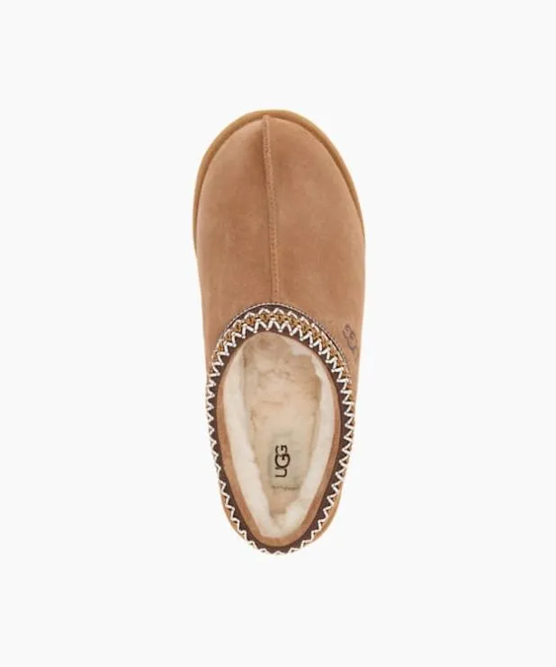 Dune London Brown Shoes Men Suede Embroidered Slippers Brown