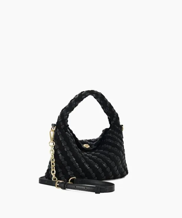 Dune London Crossbody Bags Women Mini Woven Grab Bag Black