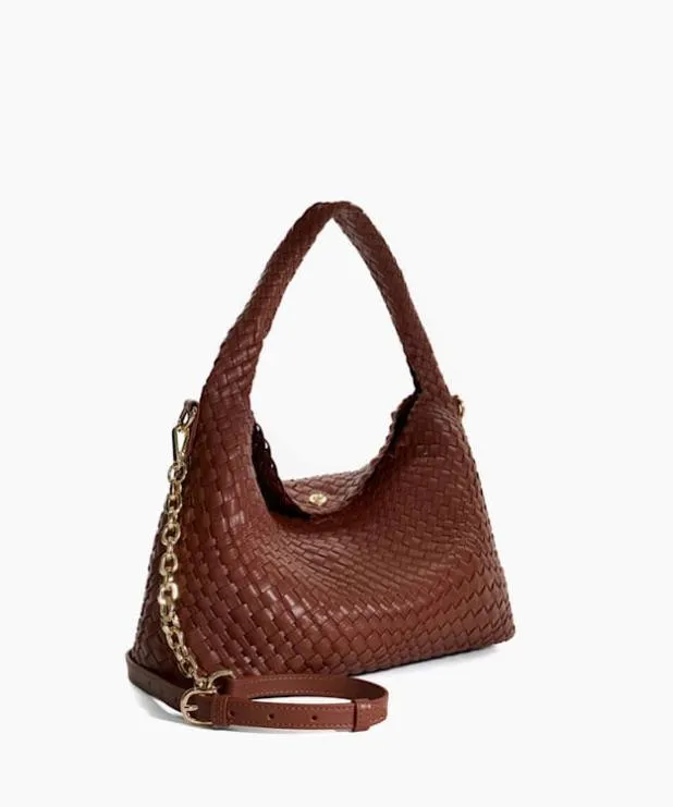 Dune London Crossbody Bags Women Woven Shoulder Bag Brown