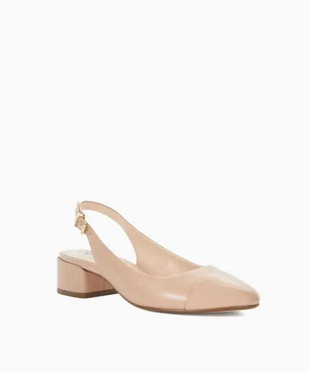 Dune London Heels Women SlingBack Heeled Ballet Flats Pink