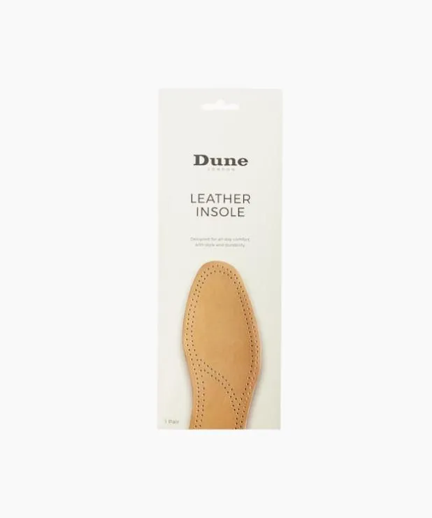 Dune London Shoe Care WomenMen Tan Leather Insoles Brown