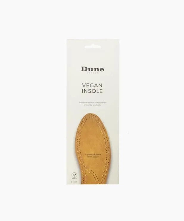 Dune London Shoe Care WomenMen Vegan Insoles Brown