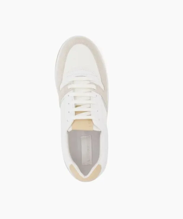 Dune London Trainers Men Suede Recycled LaceUp Trainers White Suede