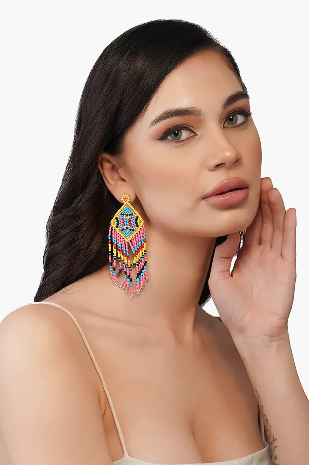 Earrings Chloe Beaded Earrings 8211 America and Beyond Women