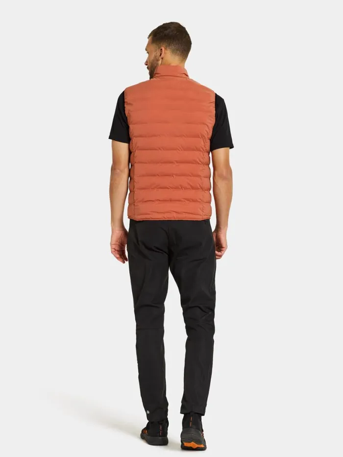 Egon Vest Dark Terracotta Men Didriksons Vests