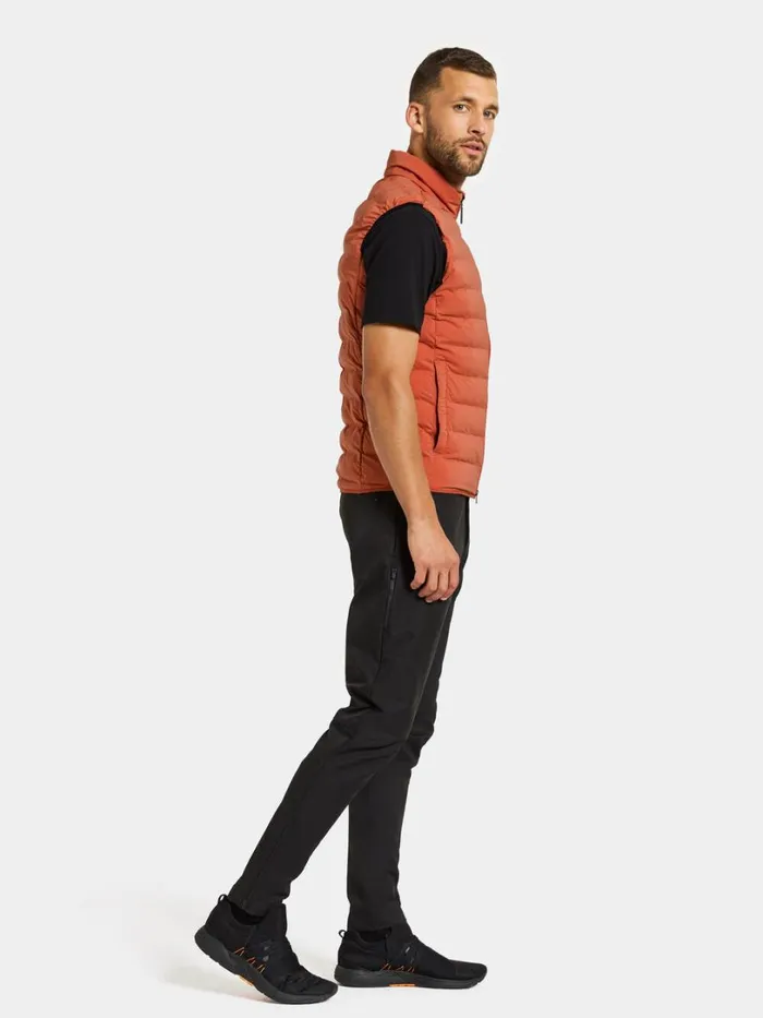 Egon Vest Dark Terracotta Men Didriksons Vests