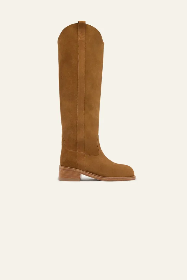 Equestrian Boots Candella Brown Women Baandsh Shoes