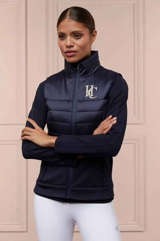 Equestrian Gilets Holland Cooper Hybrid Gilet Ink Navy Equestrian Gilets Holland Cooper Hybrid Gilet Ink Navy