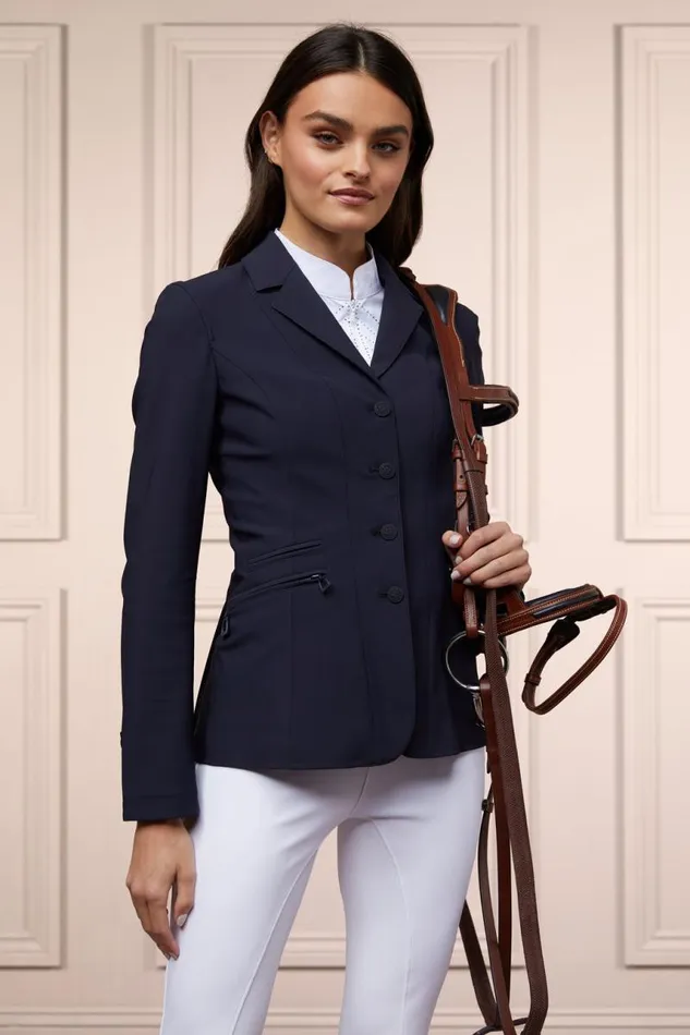 Equestrian Jackets Holland Cooper The Competition Jacket Matte Ink Navy Equestrian Jackets Holland Cooper The Competition Jacket Matte Ink Navy