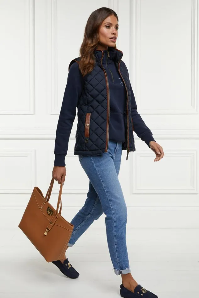 EquestrianWomen Hoodies and Sweatshirts Holland Cooper Crest Zip Henley Ink Navy EquestrianWomen Hoodies and Sweatshirts Holland Cooper Crest Zip Henley Ink Navy