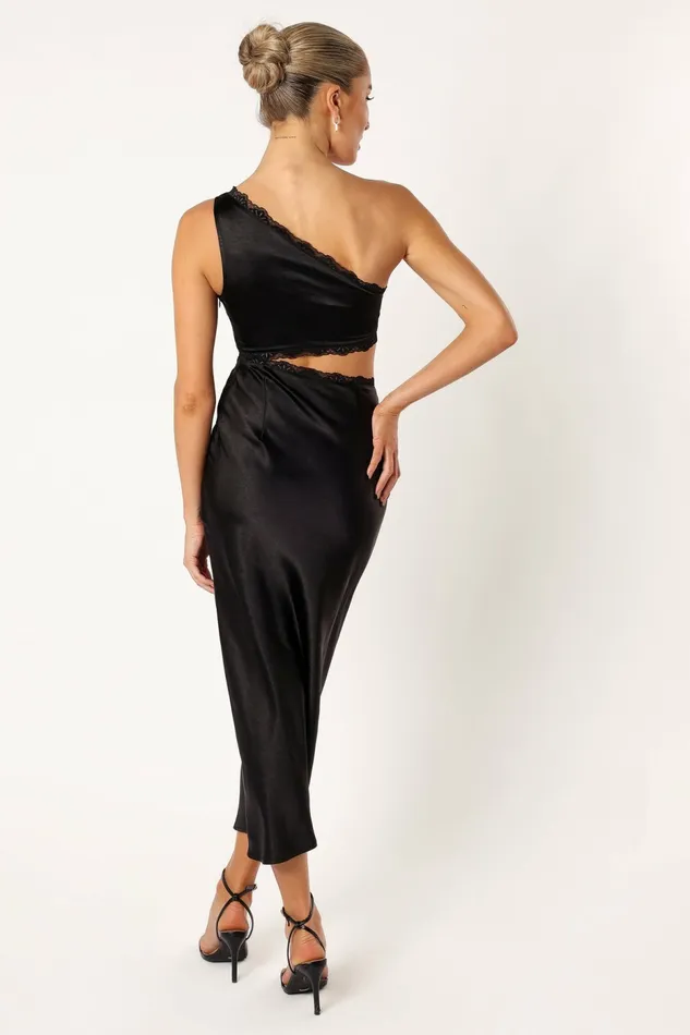 Event Dresses Alta Long Midi Dress Black 8211 Petal and Pup Women