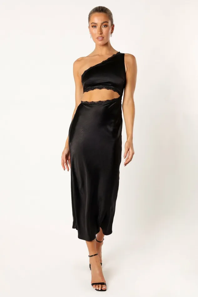 Event Dresses Alta Long Midi Dress Black 8211 Petal and Pup Women