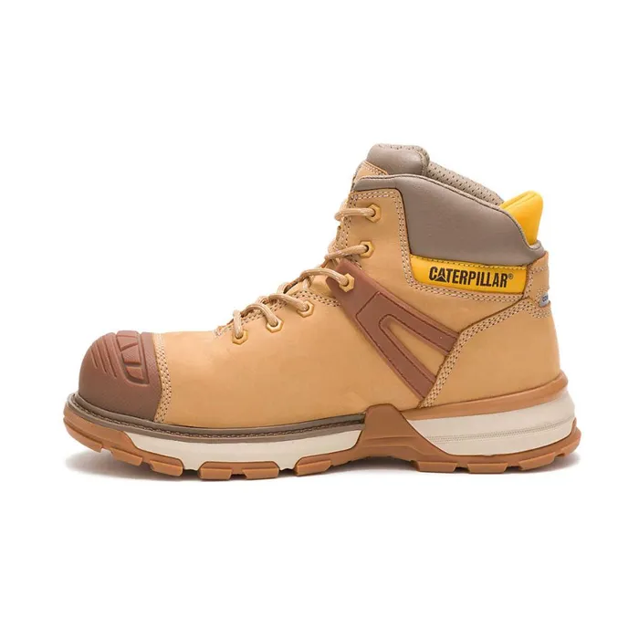 Excavator Superlite Waterproof Carbon Composite Toe Work Boot Honey Reset Men Cat Footwear Boots